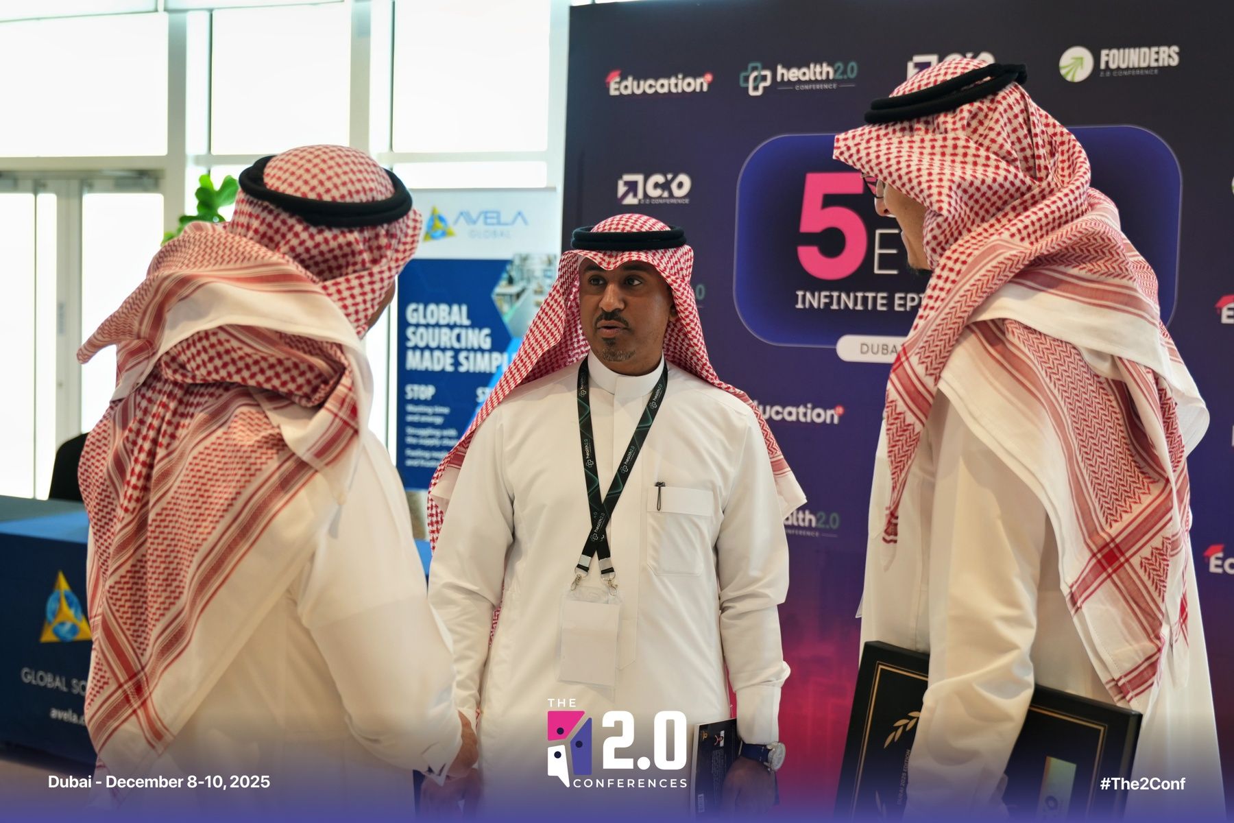 Dr. Essa Al-Ahmad in conversation at the Health 2.0 Conference